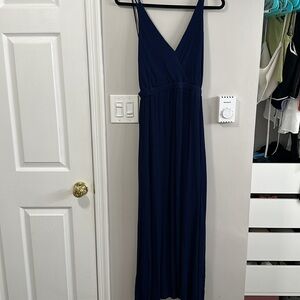 Navy Blue maxi dress from Lulus. Size M